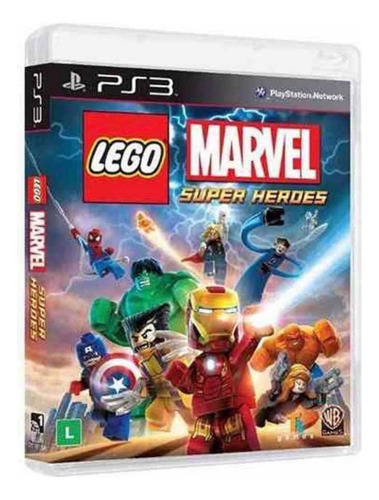 Lego Marvel Super Heroes Jogo De Ps3 Original - Playstation