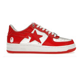 A Bathing Ape Bape Sta Low Red White