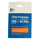 Chip Entel Paquete 50 Unidades 30 Min + 1gb