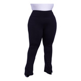 Calça Bailarina Feminina Plus Size Calça Flare Boca De Sino