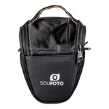 Bolsa Case Câmera Canon T6 T5i T3i 60d 70d 5d Markii 6d 7d Cor Black