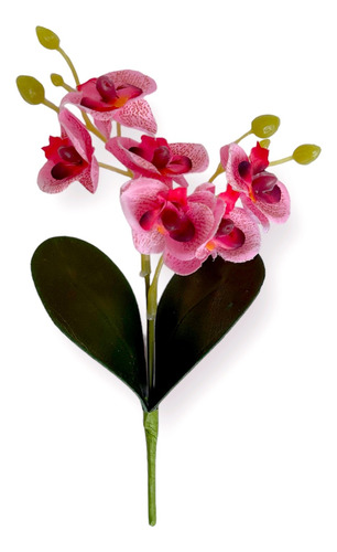Mini Orquídea Pétalas Em Tecido Com 6 Flores