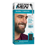 Kit Tintura Just For Men  Barba Y Bigote Tono Castaño Oscuro