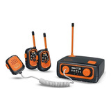 Juguete Walkie Talkie Infantil Con Radio Emisora Color Naranja