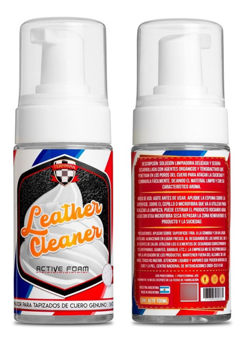 Limpiador Tapizados Cuero - Leather Cleaner Foamer Ternnova