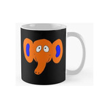 Taza Elefante, Naranja Y Azul Calidad Premium