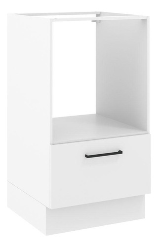 Mueble Cocina Horno 60x60 1 Puerta (s/ Tablero) Agata Madesa Color Blanco