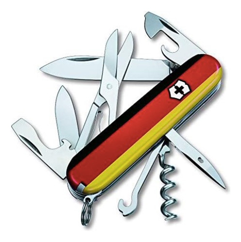 Navaja Victorinox Climber Diseño Bandera De Alemania Color Multicolor