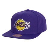 Gorra Mitchell & Ness Conference Patch La Lakers Hombre Nba