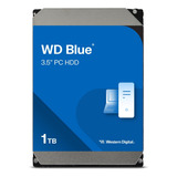 Western Digital Disco Duro Interno Wd 1tb Azul Pc -  Rpm, S.
