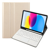 Funda Con Teclado Y Panel Táctil For iPad De 10.ª