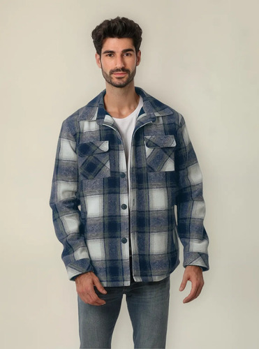Chamarra Afelpada De Moda Para Caballero  | Envío gratis
