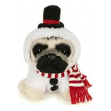 Gund Doug The Pug Snowman Holiday Perro De Peluche (12,7 Cm)