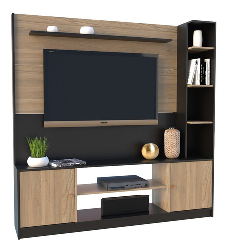 Modular Rack Centro De Entretenimiento Led Tv Mesa Melamina + Envió Sin Cargo Capital Federal  