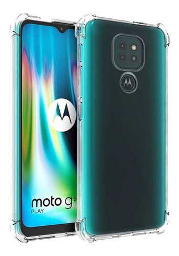 Funda Anti Shock Y Vidrio Templado 9h Para Motorola E7 Plus