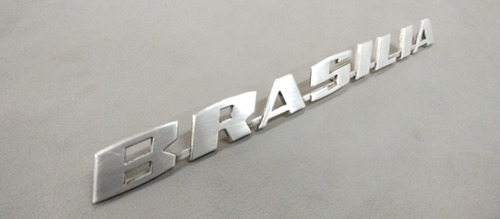 Emblema Trasero De Aluminio Original Vw Brasilia 0276