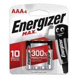 Pila Energizer Aaa E-92 Blister 4pcs Peaaa