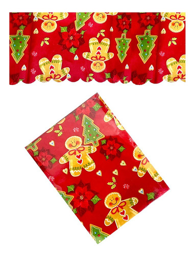 Mantel Navidad 176x143cm - Decoración Navideña