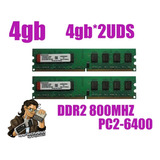 Memoria Ram Ddr2 800mhz 4gb (2x2gb) Pc2-6400 Yongxinsheng