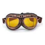 Óculos De Motocicleta Pilot Goggles Vintage