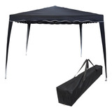 Tenda Gazebo Articulada 3x3 Praia Sanfonada Preta Barraca