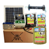 Cerco Electrico Ganadero Kit Solar (45 Km) + 500m De Hilo