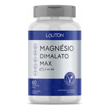 Magnesio Dimalato Max 60 Capsulas Vegano - Lauton Nutrition Sabor Sem Sabor