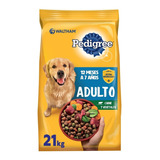 Pedigree Etapa 2 Sabor Carne Y Vegetales En Bolsa De 21 kg