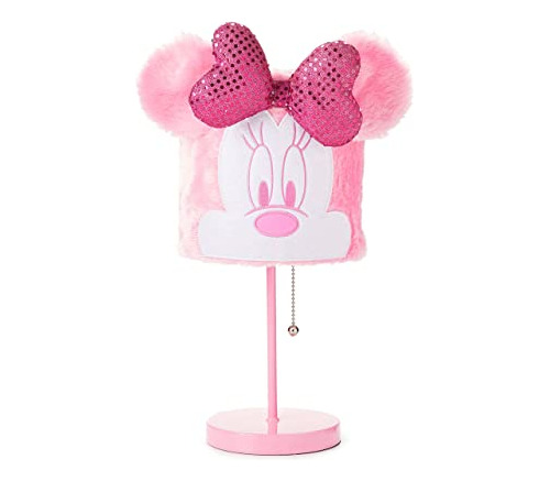 Idea Nuova Disney Minnie Mouse - Lámpara De Mesa Con Pantall