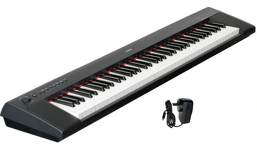 Teclado Yamaha Np32 Piaggero 76 Teclas Estilo Piano + Fuente