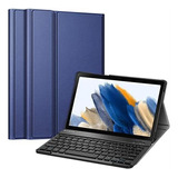 Fintie Funda Con Teclado Samsung Galaxy Tab A8 De 10,5 Azul