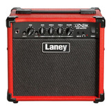 Amplificador Laney Lx15b Para Bajo Rojo 15w