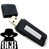 Gravador Espiao De Voz Secreto Micro Pequeno Pen Drive Ba1