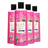 Kit Sabonete Líquido Flor De Lotus 4 Un 250ml Lux Botanicals