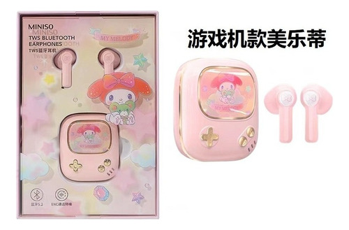 Auriculares Bluetooth Tws My Melody Kuromi Cinnamoroll