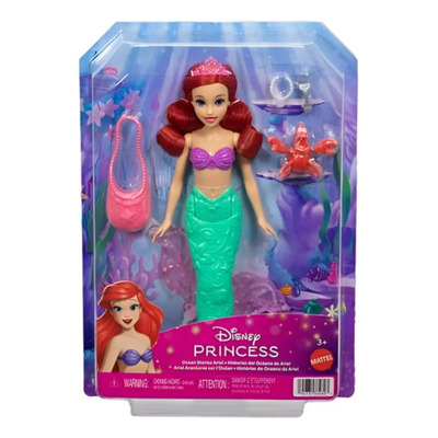 Boneca Histórias Do Oceano Da Ariel Pequena Sereia - Mattel