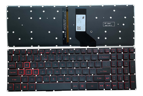 Kb Us Layout Notebook Keyboard For Acer Nitro 5 An515 A...