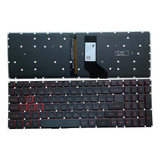 Kb Us Layout Notebook Keyboard For Acer Nitro 5 An515 A...