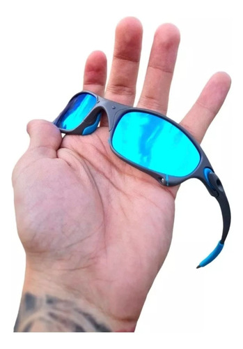 Oculos De Sol Juliet Lancamento Cinza Penny Kit Azul -envio 