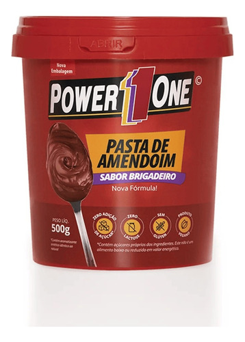 Pasta De Amendoim 500g - Todos Os Sabores - Power One