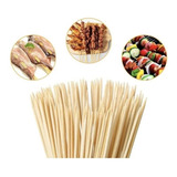 Set Por 50 Palos De Bamboo Para Anticuchos Chusos 35cm