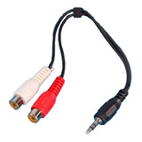 Cable Adaptador 2 Rca Hembra A Mini Plug 3.5 St M Aw X2 Htec
