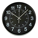 Reloj De Pared Grande Bello Negro Y Blanco