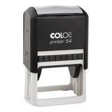 Sellos Personalizados Colop Printer 54 5x4cm Autoentintables Color De La Tinta Negro Color Del Exterior Negro