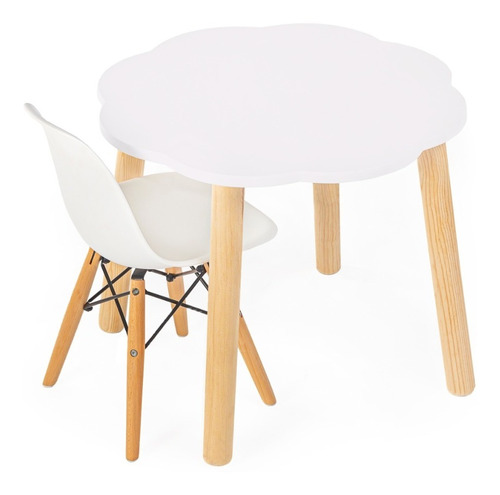  1 Silla Eames Y 1 Mesa Nube Para Niños | Muebles Infantiles