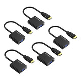 Yinker Adaptador Hdmi A Vga, Paquete De 5 Unidades, Adaptad.