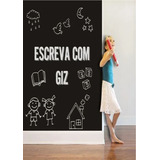 Papel Contact Lousa Adesiva Preto Fosco Opaco Giz 45cm 5mts