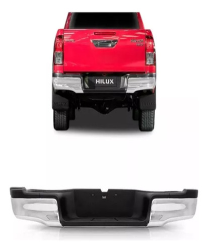 Paragolpe Trasero Toyota Hilux Año 2018 Cromado