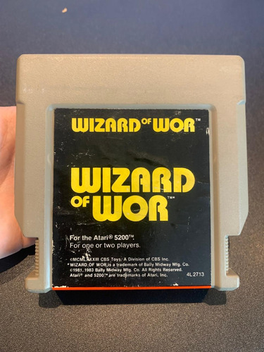 Wizard Of Wor Atari 5200 Cartucho
