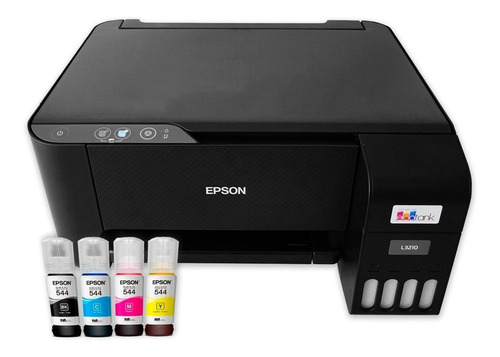Impresora Multifunción Epson L3210 Usb + 4 Tintas Original 